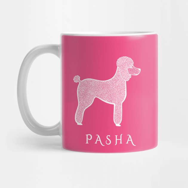 Pasha the Poodle - hot pink by Green Paladin